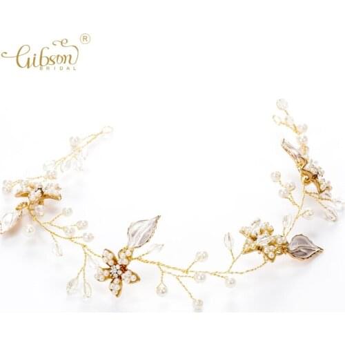 Wedding Hair Jewelry Floating Pearl Bead Clusters Bridal Hair Vine Bridesmaid Headpieces Valentines Day Gift