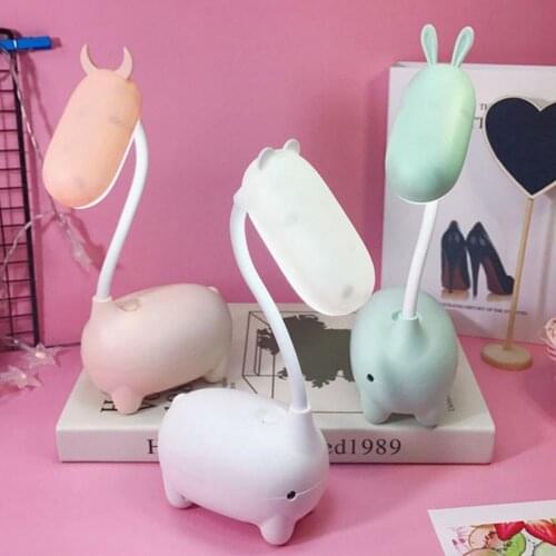 Cute Cartoon Giraffe LED Light Student Bedroom Bedside Reading Table Night Lamp