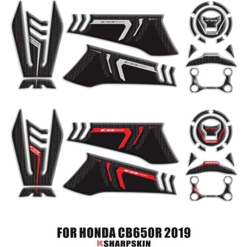 3D Gas Cap Tank Pad protection Sticker Decal for HONDA CB650R CB 650R 2019