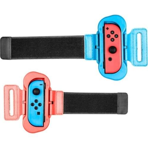 1 Pair Adjustable Elastic Dance Wrist Band Strap Wristband for Switch Just Dance Joy-Con Controller