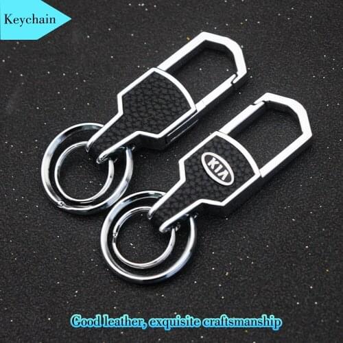 1pcs 3D Metal Car Logo Keychain Keyring Car Stlying For KIA Picanto Soul Forte Ceed K3 K5 K9 Cadenza KX3 5 7 Car Accessories