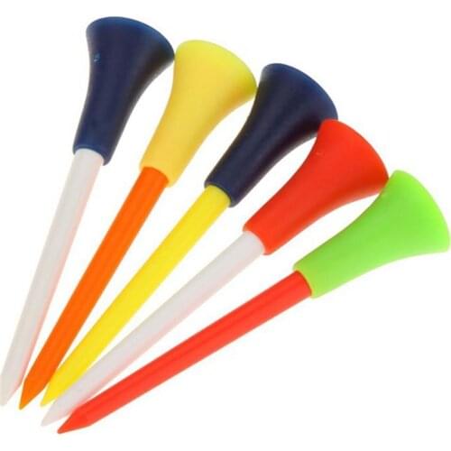 10Pcs Multicolor Plastic Durable Training Golf Tees Club Ball Holder Accessory