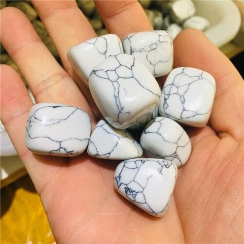 100g natural stones white turquoise of healing quartz crystal specimens