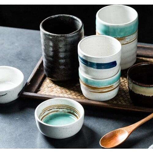 120ml chinese retro style Coffee cups Ceramics mugs Beer Tea Mug Whiskey Glass Drinkware cup China porcelain coffee cups mug