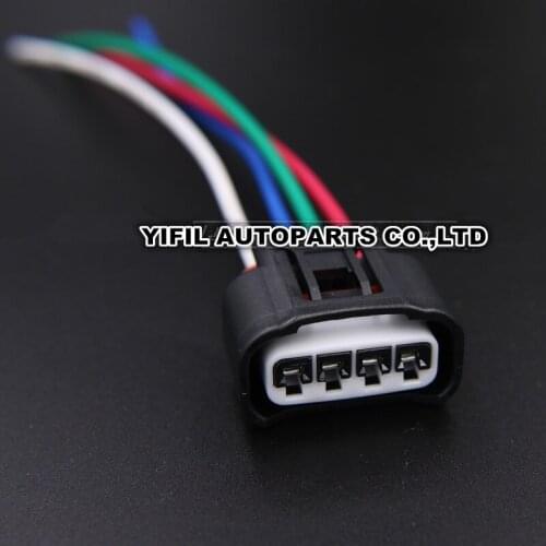4pcs 4 Pin Ignition Coil Plug Electrical Waterproof Connector With Wire Pigtail For Toyota Camry Corolla Rav4 Highlander 11885