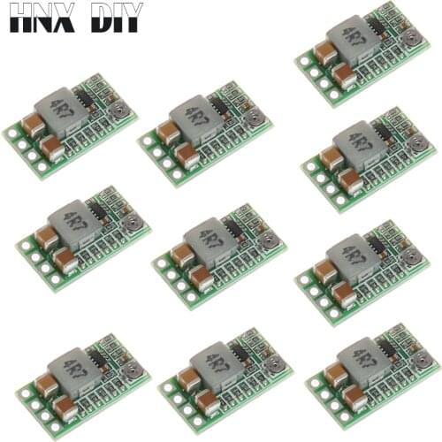 5pcs Mini DC-DC 12-24V To 5V 3A Step Down Power Supply Module Voltage Buck Converter Adjustable 97.5% 1.8V 2.5V 3.3V 5V 9V 12V