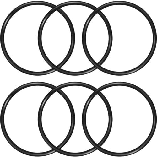 6-Pack of O-Rings for GE (TM) 2.5 Inch Water Filters - Compatible with GXWH20F, GXWH04F, GXRM10, GXWH20S and GX1S01R