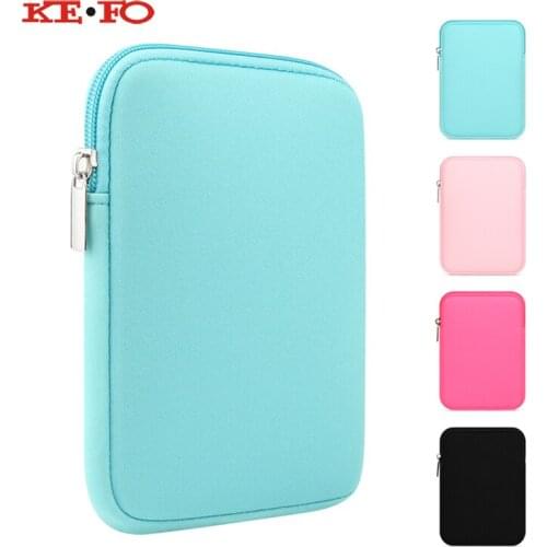 Funda Cover Case For Kobo Aura One 7.8 inch EReader Zipper Sleeve Bag Pouch Cover case for kobo aura one Cases For tablet 7 inch