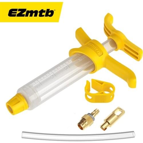 EZmtb Bike Bicycle Tubeless Tubed Tyre Sealant Injector Syringe Presta Schrader Valve Core Remover Tool