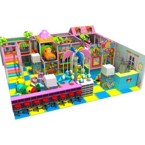 Customized Kids indoor soft naughty castle labyrinth playground structure children candy maze park YLW-IN171230