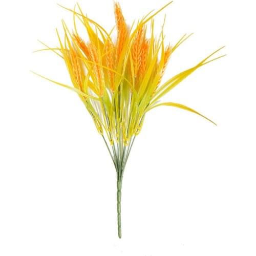Artificial Flower Natural Dried Flowers F Wheat Bouquet Plastic Home Decoration Gift DIY Craft Scrapbook Floral Decor