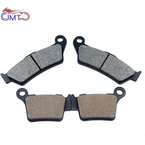 For HUSABERG TE125 2T FE250 FE350 FE501 2013-2014 TE250 TE300 2T 2011-2014 FE450 09-13 FE570 09-14 Front Rear Brake Pads Set Kit