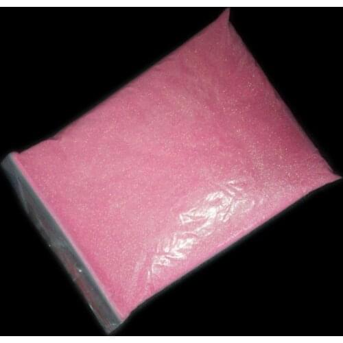 Colorful Series Pink Glitter pigment Powder,Pretty Flash Cosmetic material DIY Nail Art Decoration, 500g/bag