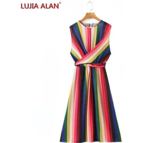 Цветные летние платья LUJIA ALAN China At AliExpress