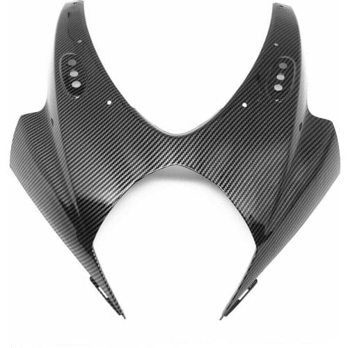 Carbon Fiber Pattern Upper Front Nose Headlight Fairing for SUZUKI GSXR 1000 2007 2008