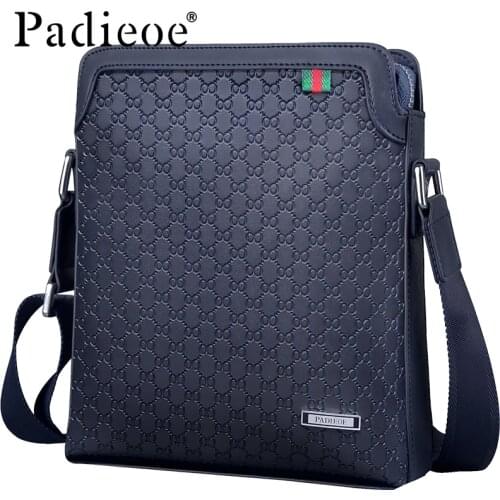 Padieoe crossbody bags for men leather shoulder bags satchel bag sling bag purses fashion vintage