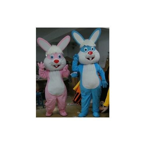 Easter Bunny Mascot Costumes Rabbit and Bugs Bunny Adult Mascot for Sale Bugs Rabbit Hare Easter Adult Mascot Party Fancy Dress