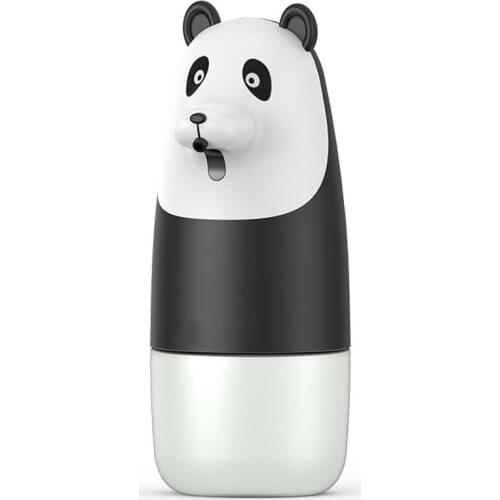 Cute Panda Rechargeable Foaming Soap Dispenser 280ml IPX4 Waterproof Electric Soap Dispenser for Bathroom Kitchen Hands-Free
