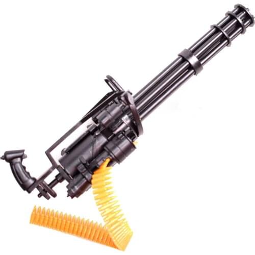 1/6 Scale Gatling M134 Toy Gun Model Puzzles Building Bricks Gun Soldier Weapon