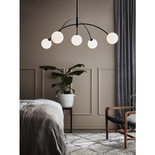 Modern Ball Chandleier Lighting Nordic Dinning Room Chandelier Home Indoor Light Fixture Decoration Suspesnion