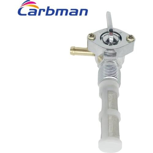 Carbman 3/8" NPT Chrome 90 Fuel Valve Tank Petcock for Chopper Bobber XS650 CB750 NEW
