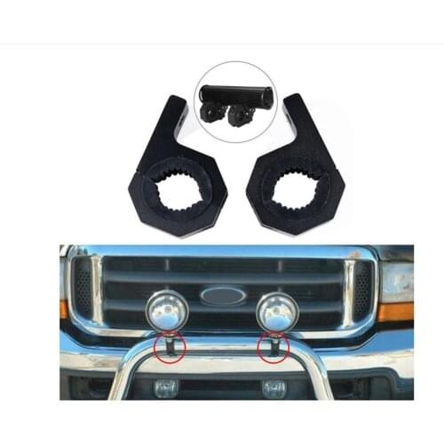 Aftermarket Mount 1.5" 2" Tube Clamp Roof Roll Cage Holder For Work HID LED Light Bar off-road vehicles cars Trucks boats UTV BK