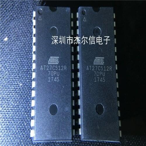 100% New&original AT27C512R-70PU AT27C512R DIP-14 In Stock