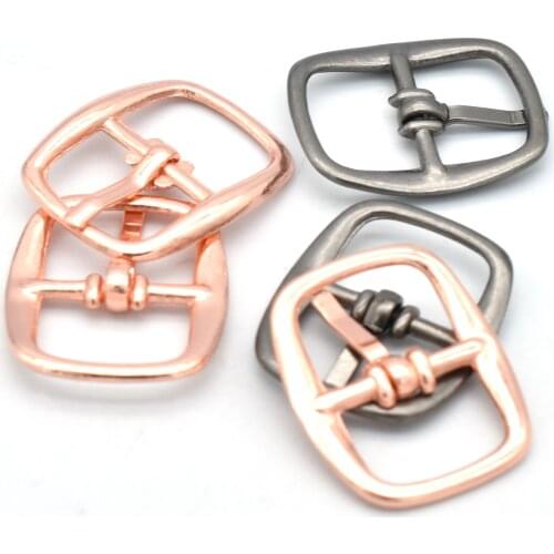 13mm Rose Gold Adjuster Buckle Slide Buckle Metal Purse Buckle Pin Belt Buckle Handbag Webbing Hardware Bag Luggage Strap Buckle