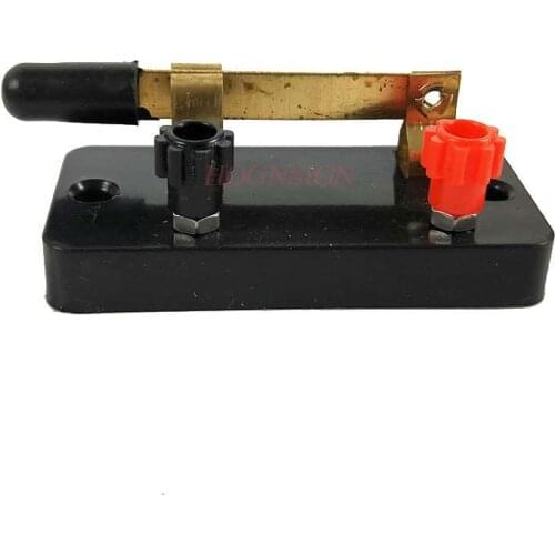 20pcs Single-pole switch experiment full copper electric switch knife junior high school physics teaching instrument