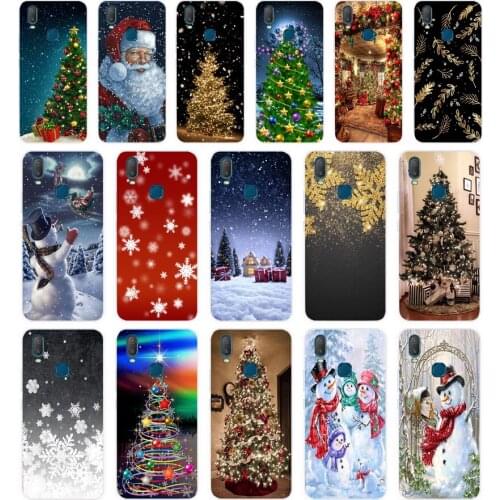 325FG Christmas holiday Tree New Year gift Soft Silicone Tpu Cover phone Case for VIVO Y3 Y11 Y12 Y15 Y17 Neo Pro Case