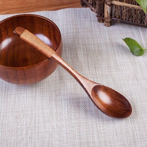 Wooden BambooSpoon Kitchen Cooking Utensil Tool Leisure health Soup Teaspoon Catering For Kicthen