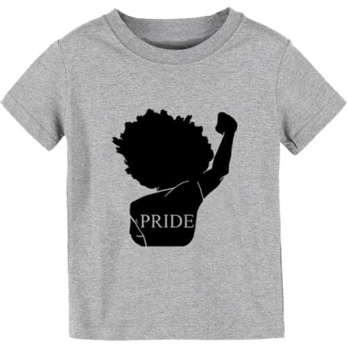 Black pride africa power Print Kids tshirt Boy Girl shirt Children Toddler Clothes Funny Street Top Tees CZ-138