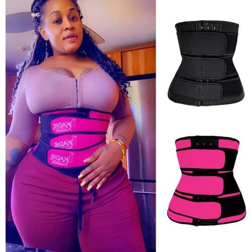 Women Slimming Waist Trainer Neoprene Sweat Shapewear Body Shaper Sheath Belly Reducing Shaper Workout Trimmer Belt Corset