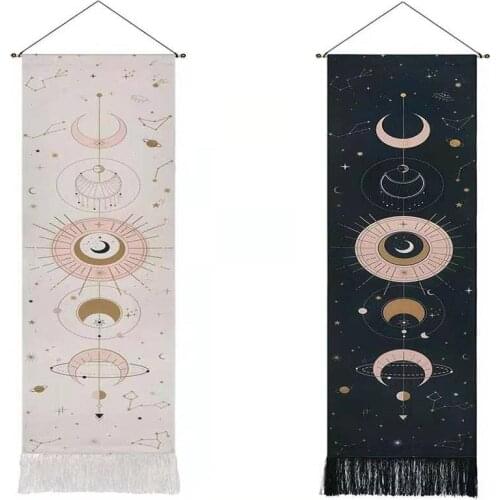 Moon Decoration Tapestry Bohemian Tapestry Painting Living Room Bedroom Hanging Cloth Can be customized