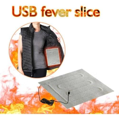 Carbon Fiber Heating Pad Hand Warmer 5V USB Heating Film Electric Winter Infrared Fever Heat Mat DIY Clothes Heating Warmer Pad
