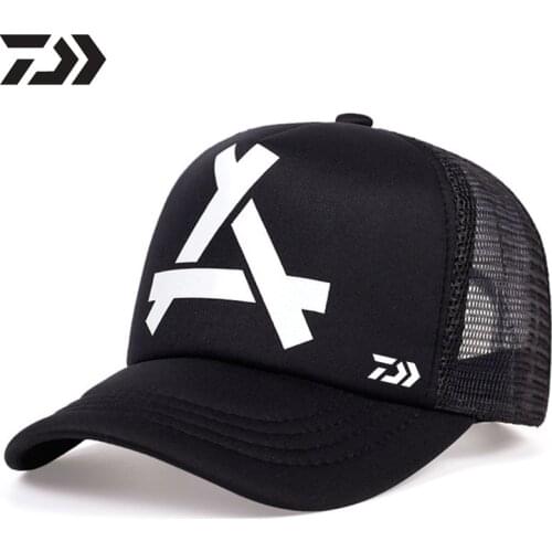 DAIWA Fishing Sun Hat 2021 Summer New Outdoor Sports Quick-drying Mesh Baseball Cap Riding Leisure Windproof Sun Hat