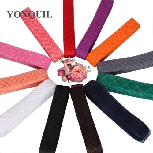 New Style 100Yards/lot 4.5CM Width Plain Crinoline Material For Women Millinery Hat Fascinator Hats DIY Mesh Accessories Fabric