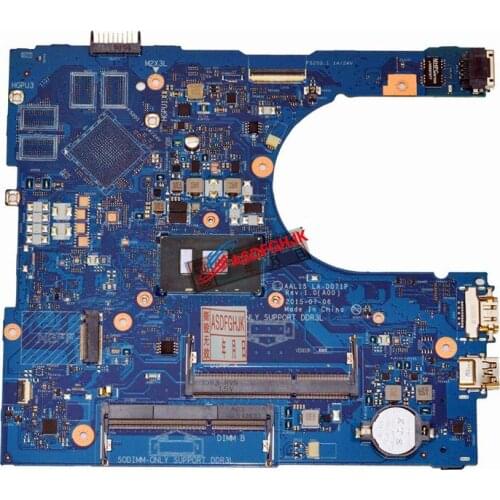 Original FOR Dell Inspiron 15 5559 Laptop Motherboard WITH i7-6500U CPU RV4XN 0RV4XN CN-0RV4XN LA-D071P fully tested