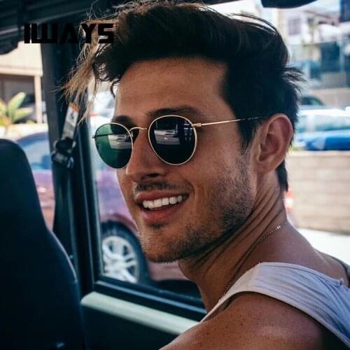 Steampunk Sunglasses Men Women Metal Brand Designer fashion Round Shades Sun glasses Mirror High Quality UV400