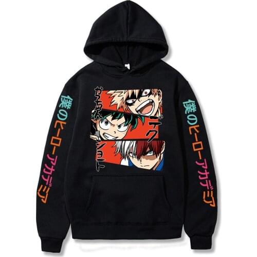 My Hero Academia Hoodie Harajuku Casual Hoodies Fashion Streetswear Hoodie for Men/women