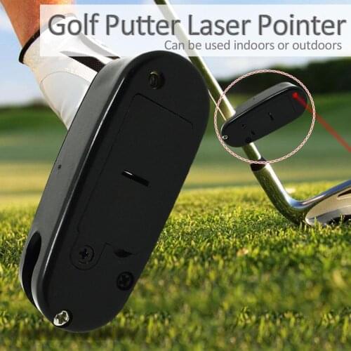 Golf Putter Training Aim Line Corrector Improve Aid Tool Practice Laser Sight Pointer Putting Training Black Golf Accessories