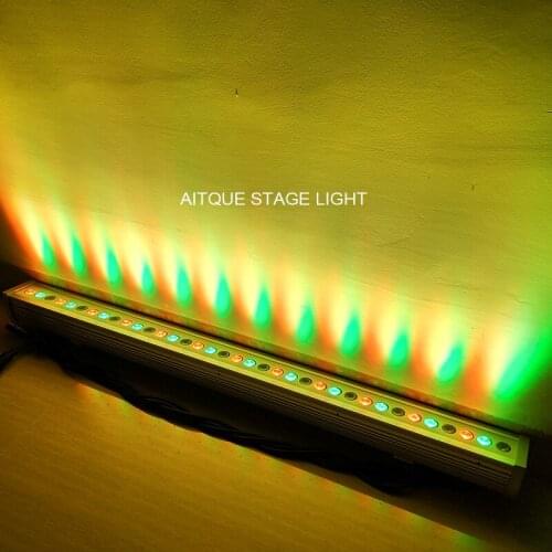 10lot Outdoor waterproof led wall washer light fixture dmx outdoor led rgb wall washer 36x3w uplight ip65