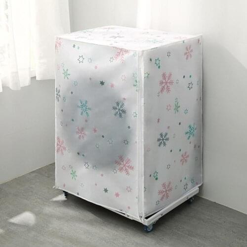 Waterproof washing machine cover thickened sunscreen dust automatic cover machine household pulsator cover type drum washin G8M4