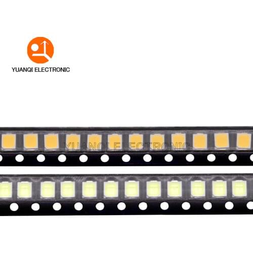 100pcs 0.2W SMD 2835 LED Lamp Bead 20-25lm White / Warm White SMD LED Beads LED Chip DC3.0-3.6V for All Kinds of LED Light