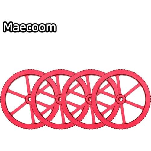 4pcs Super Big Aluminum Heat Bed Adjusting Nut M4 for DIY 3D Printers Platform Leveling 60mm Hotbed Turning Nut