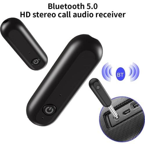 Bluetooth Receiver For Headphone Wireless Audio Adapter Handsfree Call Car Kit 3.5mm Jack Aux Music MP3 Long Standby Micphone
