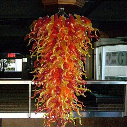 Big Sale Chihuly Style Chandelier Turkish Style Art Decor Blown Glass Chandelier Modern Crystal LED AC
