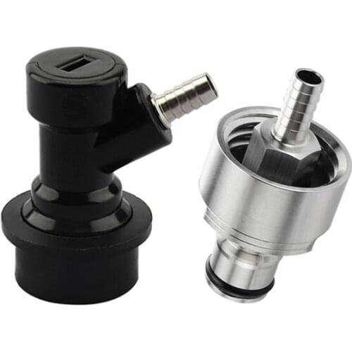 Beer Brewing Carbonation Cap with 5/16" Barb Ball Lock Disconnect Set,Fit Cola Soda Beer and Most of Soft Dring Pet Bottles