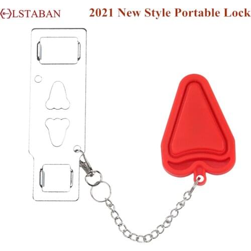 Portable Door Lock Self-Defense Anti Theft Door Locks Safety Latch Door Stopper Security Hotel Apartment Travel Home Door Locks