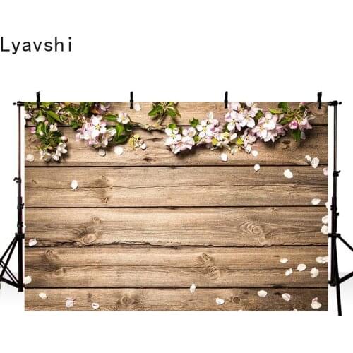 Lyavshi photography background newborn wooden floor photo background baby flower studio props photography background
